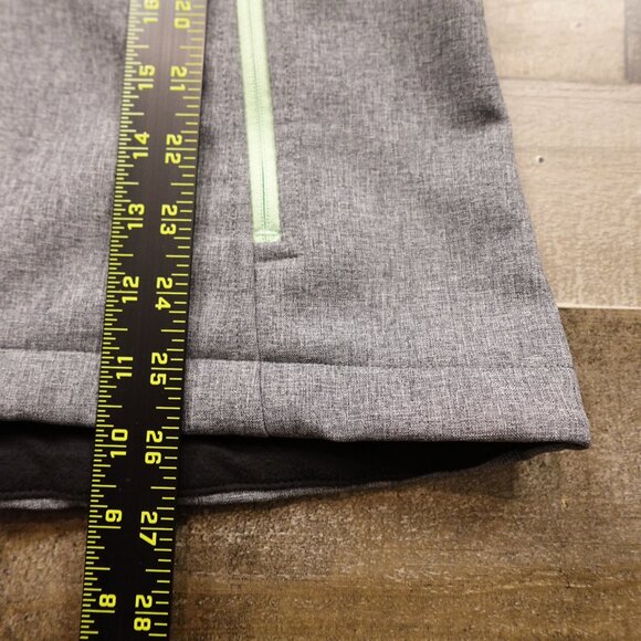 The North Face Apex Bionic Softshell Jacket Women’s Large Gray Heather Mint Zip - Picture 8 of 15